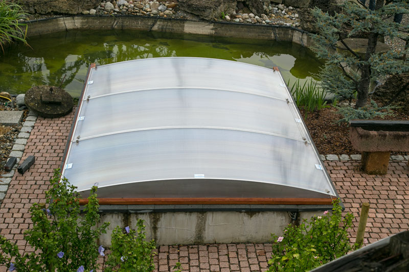 Couverture d'isolation thermique pour étangs à poissons Koi pour le printemps, l'été, l'automne et l'hiver Toiture thermo-isolante pour étangs à poissons Koi